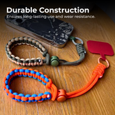 Paracord Keychain Bracelet with Wrist Strap – Survival Style